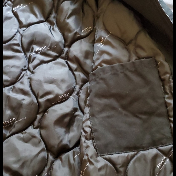 NWT Mens Rvca Hooded bomber jacket - Picture 4 of 7
